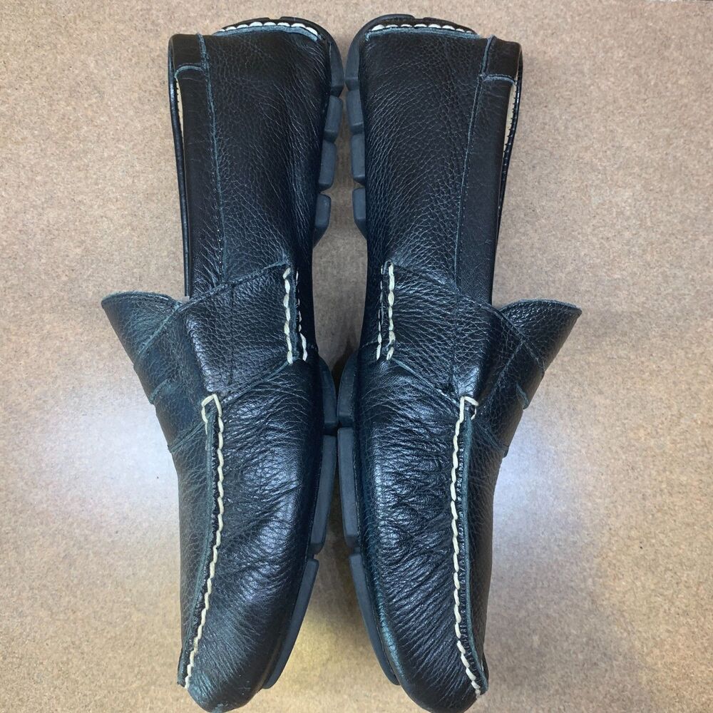 Polo Ralph Lauren Telly Sz 9D Black Leather Casual Penny Loafer Driving Shoes - Picture 5 of 16